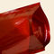 Alt Körük Kırmızı Kılıfı ile Fermuar / Plastik Çay Paketleme Poşetleri Stand Up Kilitli