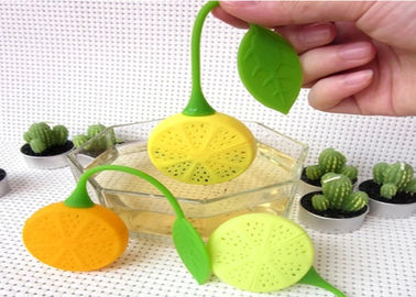 Isı Yalıtımı Silikon Mutfak Aletleri Limon Şekilli Of Food Grade Silikon Çay Poşeti