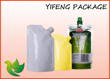 Yeniden Kullanılabilir Alüminyum Folyo Borulu Food Grade Plastik Su Çanta ile Doypack Kılıfı Çizgili