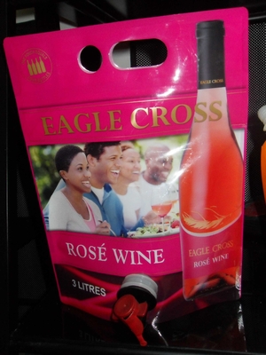 Yeniden Kullanılabilir Lamine Kırmızı Şarap, Üzüm Şarap için Spout ile Kılıfı Stand Up