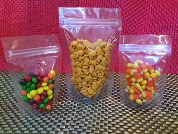Plastik PE PET lamine çanta kadar net Stand 250g 300g 500g için şeker / toz