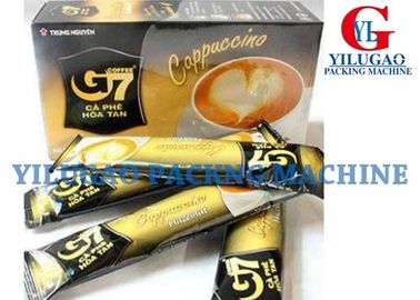 Yüksek Verimli Plastik Çubuk Kahve Paketleme Makinası Formu Seal Kılıfı Makinesi doldurun