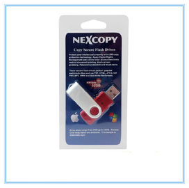 Tek USB Ambalaj için Renkli PVC USB Blister Kart Ambalajı