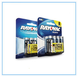 PVC Battey Blister Kart A Row 6 ile Kağıt Ambalaj Kartı