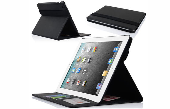 7 kart / para yuvaları Cüzdan Stil ipad2 / ipad3 / ipad4 Tablet PC Kılıf