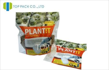 Baharat ve Tütsü, Pembe / Yeşil için Alt Gusset Stand Up Kılıfı Paketleme Torbaları