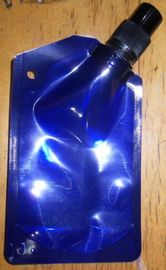 Mavi 8 Oz Spout Ve Cap, İçecek Esnek Ambalaj ile Kılıfı Stand Up