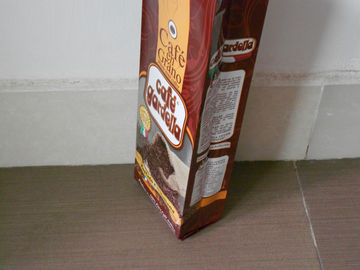Çanta Mat Finish Brown Folyo Kılıfı Ambalaj Alüminyum Coffee Bean