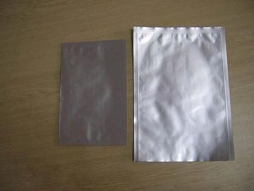 Elektronik Ürünler için Düz Gümüş Üç Yan Seal Alüminyum Folyo Kılıfı Küçük