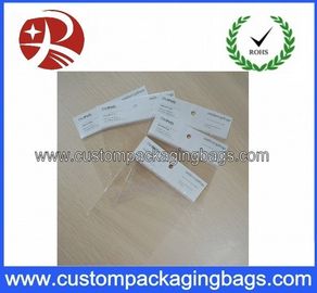 Geri dönüşümlü Baskı Özel Paketleme Çanta, Başlık ile Küçük OPP Çantalar
