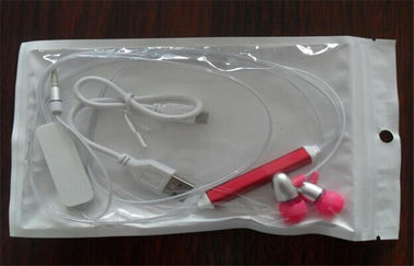 OPP Çanta By Paketli Plastik Yanıp Sönen LED Tel Kulaklık Elektrominesans Ürünleri