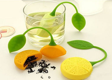 Isı Yalıtımı Silikon Mutfak Aletleri Limon Şekilli Of Food Grade Silikon Çay Poşeti