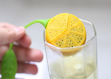 Isı Yalıtımı Silikon Mutfak Aletleri Limon Şekilli Of Food Grade Silikon Çay Poşeti