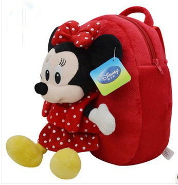 Bebek Kız için güzel Disney Çocuk Okul Sırt Minnie Mouse Okul Çantası