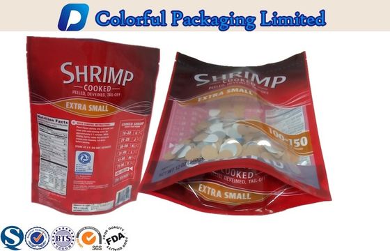 Renkli OEM Isıtma Deniz Pencere ile kese paketleme ayağa