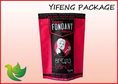 Su geçirmez lamine Plastik Torbalar Açılıp Kapanabilen Gıda Ambalaj Çanta Stand Up