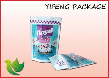 Gravür Baskılı Plastik Fermuar 500g 250g ile Torbalar Stand Up