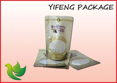 Gravür Baskılı Plastik Fermuar 500g 250g ile Torbalar Stand Up