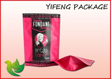 Torbalar Vanalı Matt Black plastik ayağa kahve paketleme için