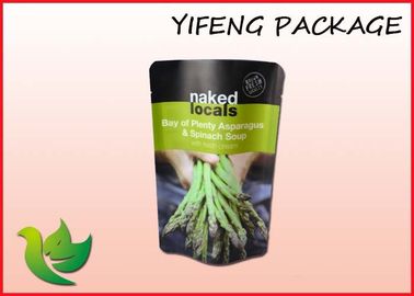 Snack Gıda Ambalaj Torbaları Alüminyum Folyo / PE Şekerleri Nut İçin Punch Bag Stand Up