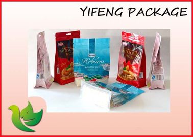 Snack Paketleme Düz Tabanlı Kılıfı 9 Renk Gravür Baskı Açılıp Kapanabilen Kılıfı