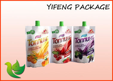 Yeniden Kullanılabilir Alüminyum Folyo Borulu Food Grade Plastik Su Çanta ile Doypack Kılıfı Çizgili