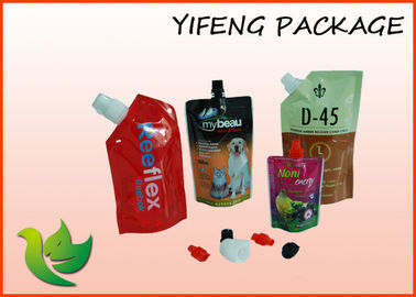 Sıvı Paketleme için Spout ile Özelleştirilmiş Standı Up Alüminyum Folyo Çanta