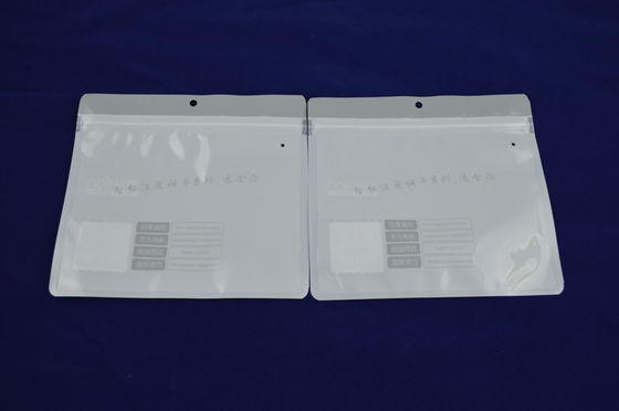 OPP / PE Kılıfı Kilitli Ambalaj Torbaları Kozmetik Kalın 100 Micron için Sealed