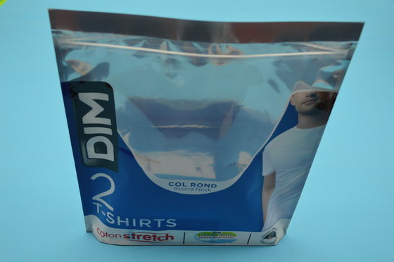 T-Shirt için Açılıp kapanabilir Konfeksiyon Paketleme Çevre Dostu Fermuar Kılıfı