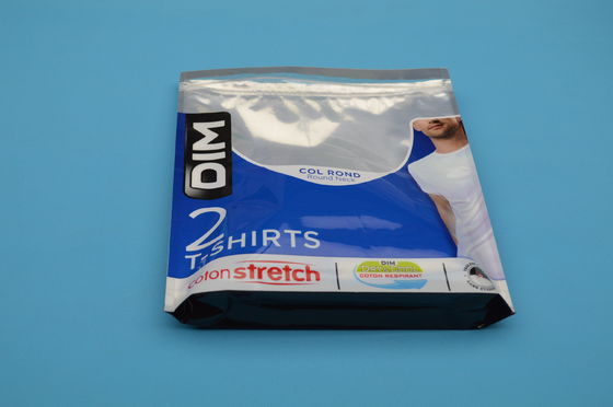 T-Shirt için Açılıp kapanabilir Konfeksiyon Paketleme Çevre Dostu Fermuar Kılıfı