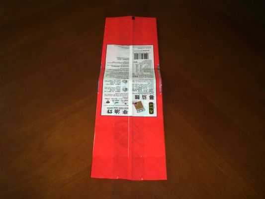 Eko Kırmızı Isı Seal Gıda Kılıfı Ambalaj Logo Baskılı OPP + CPP