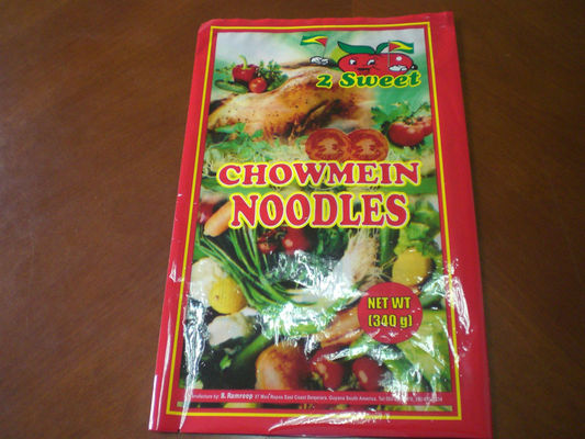 Chowmein Makarna Ambalaj, Gıda Sınıfı Kılıfı Çanta Özel 340g