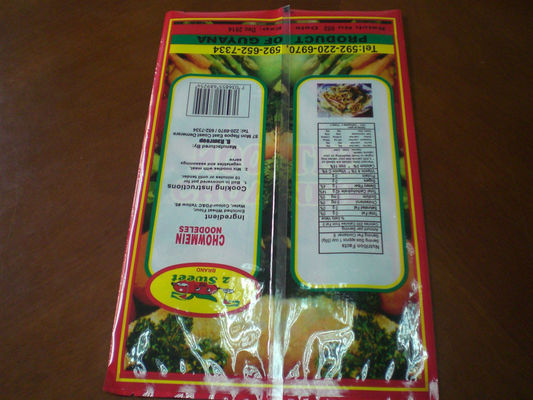 Chowmein Makarna Ambalaj, Gıda Sınıfı Kılıfı Çanta Özel 340g