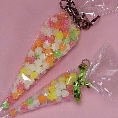 Candy için Çin Üretici Temizle Daire Polipropilen torbalar