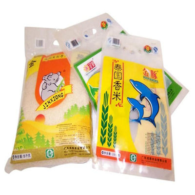 Die Cut Gıda Ambalaj Plastik Rice Çanta / Pilav Çanta Ambalaj ile 10kg