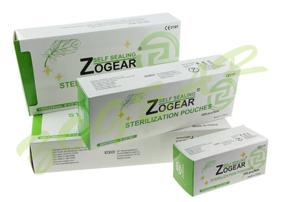 EO ve Buhar Öz Sızdırmazlık Sterilizasyon Kılıfı, 60g / Metre Kare Sterilizasyon Kağıt Torbalar