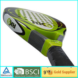 Eğitim için Düz yüz Grafit Paddle Raket örtüsü PU kavrama 26.5 x 25.8cm